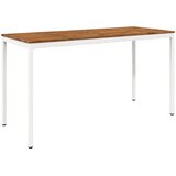  Stol za bar u vrtu Prirodna i bijela 196 x 80,5 x 105 cm | shoptok.hr