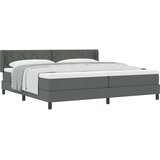  Krevet s opruga kutije Tamno siva 200 x 200 cm tkanina | shoptok.hr