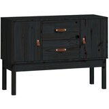 vidaXL Komoda crna 110 x 40 x 78 cm od masivne borovine | shoptok.hr