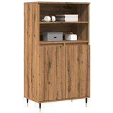vidaXL Visoka omara artisan hrast 60x36x110 cm inženirski les | Shoptok.si