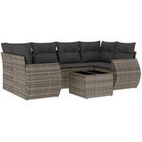  7-dijelni set vrtnih sofa sivi od poliratana | shoptok.hr
