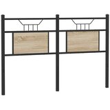  Zamjensko uzglavlje boja hrasta sonome 140 cm konstruirano drvo i čelik | shoptok.hr