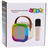 Lean_Toys Brezžični karaoke zvočnik z mikrofonom modra | Shoptok.si
