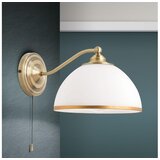 Orion wa 2-1371/1 - zidna lampa old lamp 1xE27/40W/230V bela/mesing Cene