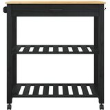  Kuhinjski kolica MONZA Crna 84 x 40 x 88,5 cm | Eponuda.com