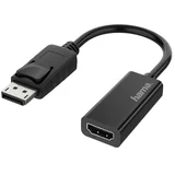 Hama 00200335 DisplayPort / HDMI adapter [1x UK utikač - 1x muški konektor displayport] crna