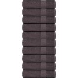 vidaXL Brisače za tuširanje 10kos FROGN antracit 70x140 cm 100% bombaž | Shoptok.si