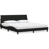  Krevet s madracem Hanko crni 180x200 cm od tkanine | shoptok.hr