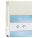 AmeliaHome Plahta s gumom Ruby 140-160x200 cm, krem | shoptok.hr
