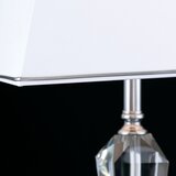 Orion LA 4-1201 - Kristalna stona lampa VERONIQUE 1xE27/60W/230V bela/prozirna | Eponuda.com