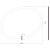 Linni ogledalo za kupatilo 8183 led 60x80 | ePonuda.com