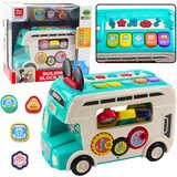  Interactive Educational Bus Sorter Lights Sounds Turquoise | shoptok.hr