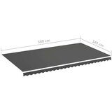  Zamjenska tkanina za tendu antracit 6 x 3 5 m | shoptok.hr