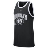 Nike Majice s kratkimi rokavi Brooklyn Nets Črna | Shoptok.si