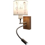 Brilagi LED Flex. lampa BOBO WOOD 1xE27/25W/230V + LED/3W hrast/bela/ružičasta/pak. | Eponuda.com