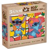  Lilo in Stitch sadna pustolovščina 2 v 1, 48-delni Eco mini puzzle in pobarvanka 35x25 cm – Lisciani | Shoptok.si