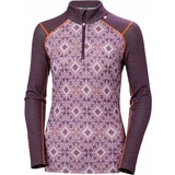 Helly Hansen Termo donje rublje W Lifa Merino Midweight 2-in-1 Graphic Half-zip Base Layer Amethyst Star Pixel XL