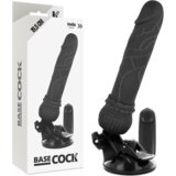 BaseCock REALISTIČNI VIBRATOR NA DALJINSKO UPRAVLJANJE ČRN 19,5 CM ČRN VEL. 1, (21263996) Cene