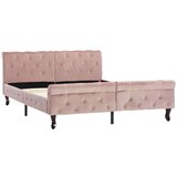 vidaXL okvir za krevet ružičasti baršunasti 140 x 200 cm | shoptok.hr