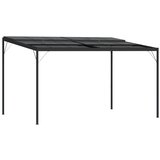  Sjenica s krovom antracit 4 x 3 x 2,5 m od aluminija i čelika | shoptok.hr
