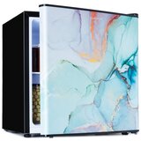 Klarstein CoolArt, 45L, mini hladilnik, EET F, zamrzovalnik 1,5 l, dizajnerska vrata | Shoptok.si