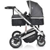 Cangaroo kolica za bebe 3u1 Thira Grey, 0m+