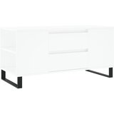 Maison Chic Klubska mizica - kavna mizica - Nizka mizica bela 102x44,5x50 cm inženirski les, (21754035) Cene