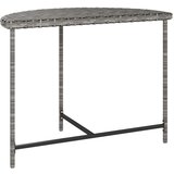 vidaXL Vrtni stol sivi 100 x 50 x 75 cm od poliratana | shoptok.hr