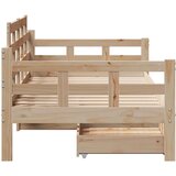  Dnevni krevet s ladicama bez madraca 90x200 cm masivno drvo | shoptok.hr