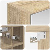  Kopalniška ogledalna omara Sonoma hrast 60 x 14,5 x 50 cm, (5000233283) | Shoptok.si