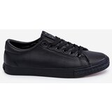EVENTO Women's Classic Leather Sneakers Black Misima | shoptok.hr