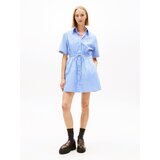 Tommy Jeans Dolga srajca nebeško modra / bela | Shoptok.si