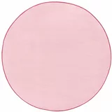 Hanse Home Svijetlo ružičasti okrugli tepih ø 133 cm Fancy –