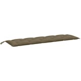  Jastuk za vrtnu klupu prošarano smeđesivi 180x50x7cm od tkanine | shoptok.hr