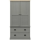  Ormar VIGO sivi 90 x 55 x 170 cm od masivne borovine | shoptok.hr