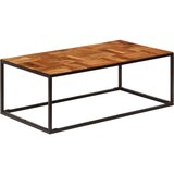 The Living Store Klubska mizica 110x60x40 cm akacijev les in jeklo - Klubska Mizica, (21575206) | Shoptok.si