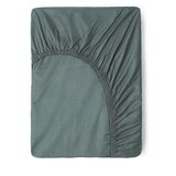 Good Morning Zelena/siva pamučna plahta s gumom 90x200 cm – | shoptok.hr