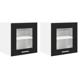 Viseći ormarić s pohranom 2 pcs Crni hrast 40 x 31 x 40 cm | Eponuda.ba