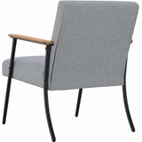  Fotelja Svijetlo siva tkanina | shoptok.hr
