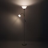  brilagi - podna lampa ariana 1xE27/100W/230V + 1xE14/25W bela | Eponuda.com
