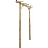 vidaXL Vrtna pergola 200x40x205 cm lesena, (20758674) | Shoptok.si