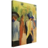  Slika - August Macke – Walker under trees (Walker in the park) 60x90 Standard | shoptok.hr