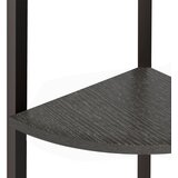  Kutna polica s 5 razina crna 45,5 x 31,5 x 180 cm | Eponuda.com