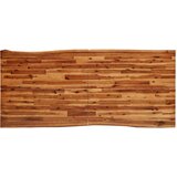  Blagovaonski stol sa živim rubom 200x90x75 cm od drva bagrema | shoptok.hr