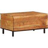 vidaXL Klubska mizica 80x54x40 cm trden akacijev les | Shoptok.si