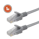 UTP PATCH Cat.5e LAN kabel 1m siv