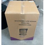 DEM kanta za otpatke sa pedalom INOX 20 lit 9071 OUTLET
