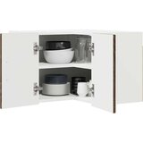  Zidni kuhinjski ormarić s policom Smeđi hrast 57 x 57 x 40 cm | shoptok.hr