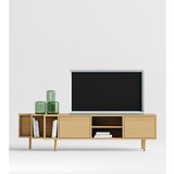 Woodman TV omarica v hrastovem dekorju v naravni barvi 189x50x44 cm Shift – | Shoptok.si