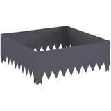  Ograda oko Travnjaka 60 x 60 x 20 cm Čelik Antracit - Antracit 60 x 60 x 20 cm 1 | shoptok.hr